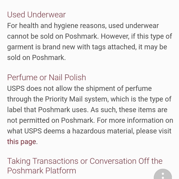 POSHMARK IS NOT FOR.... - Picture 3 of 8